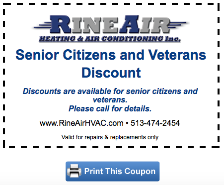 Senior Citizens and Veterans Discount